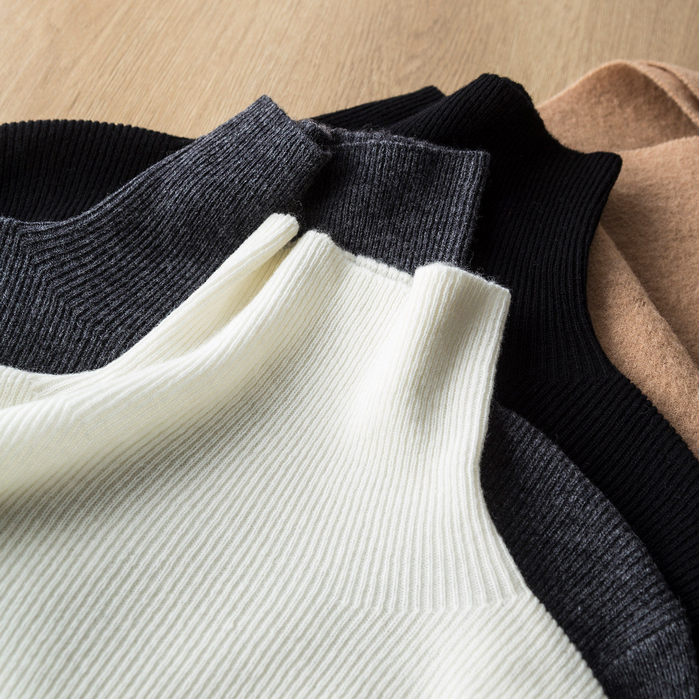 精致高级感 软糯100羊毛气质袖口蕾丝钩花镂空高领打底针织衫毛衣,淘宝优惠券,粉丝福利购,淘宝优惠卷