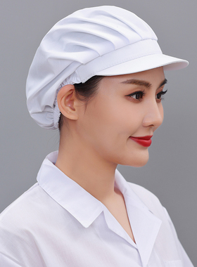 防尘防掉发车间工作帽厨房厨师帽