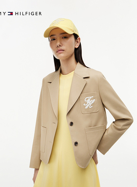 Tommy女装花体刺绣休闲棒球帽
