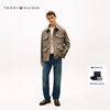 Tommy men's wool-blend lapel coat coat