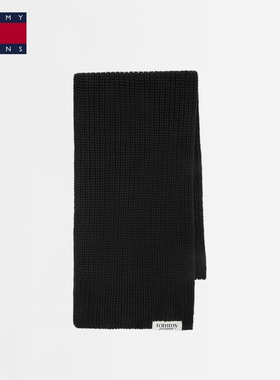 Tommy女装粗线肌理舒适针织围巾