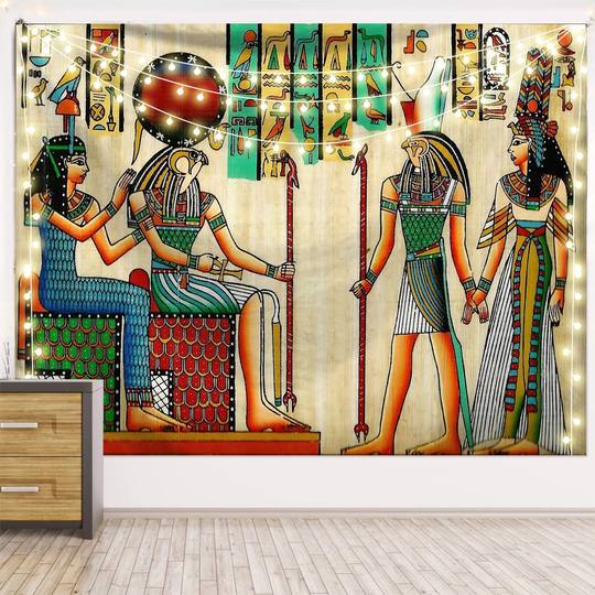 Retro Egyptian background cloth abstract room decoration wall