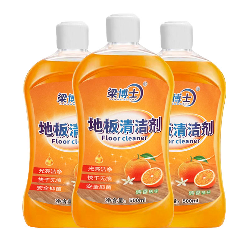 500g瓶装地板清洁剂瓷砖木地板清洗剂拖地家用香型去污清洁液