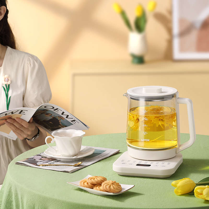 lotor养生壶小型煮茶器网红mini热水家用多功能一体办公室烧水壶 - 图1