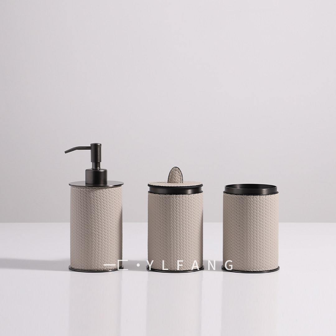 一匚现代轻奢浴室洗手台质感储物罐洗手液罐 样板间卫浴台面摆件,淘宝优惠券,粉丝福利购,淘宝优惠卷