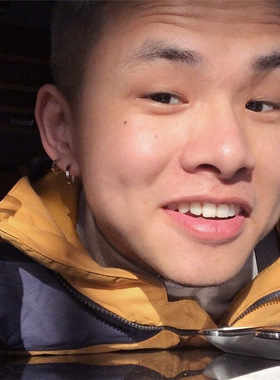 小众纯银几何设计感会动耳圈