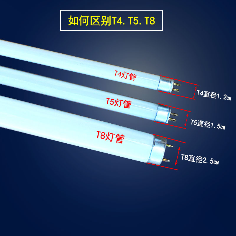 t4t5t8镜前灯荧光灯管长条家用老式日光灯28w14w21w24w8w12w16w26 - 图1