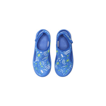 Li Ning ເກີບກິລາຂອງແທ້ສໍາລັບເດັກຊາຍແລະເດັກຍິງ, ເກີບຮອບ-toe breathable ້ໍາຫນັກເບົາ, Velcro ເກີບກິລາ YKKQ026