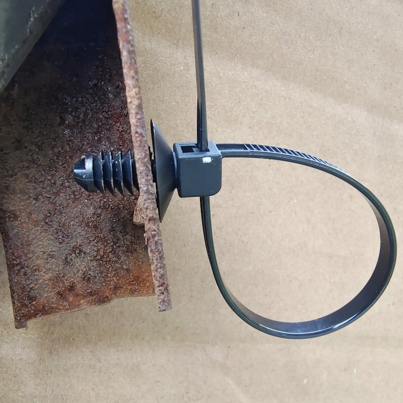 蘑菇头扁形螺纹头尼龙扎带4.6mm宽汽车线束捆绑固定专用勒死狗锁8,淘宝优惠券,粉丝福利购,淘宝优惠卷