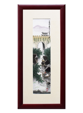 顾氏苏绣江南水乡园林四景春夏秋冬虎丘盘门寒山寺古园风景（中）