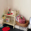 Tabletop cup storage rack! Double-layer cup holder on the table coffee corner tea cup water cup rack storage rack small