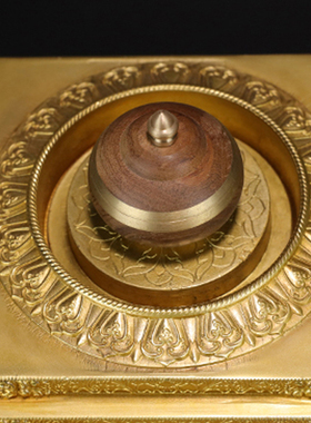 慧宝十二时菩提塔纯铜佛塔摆件