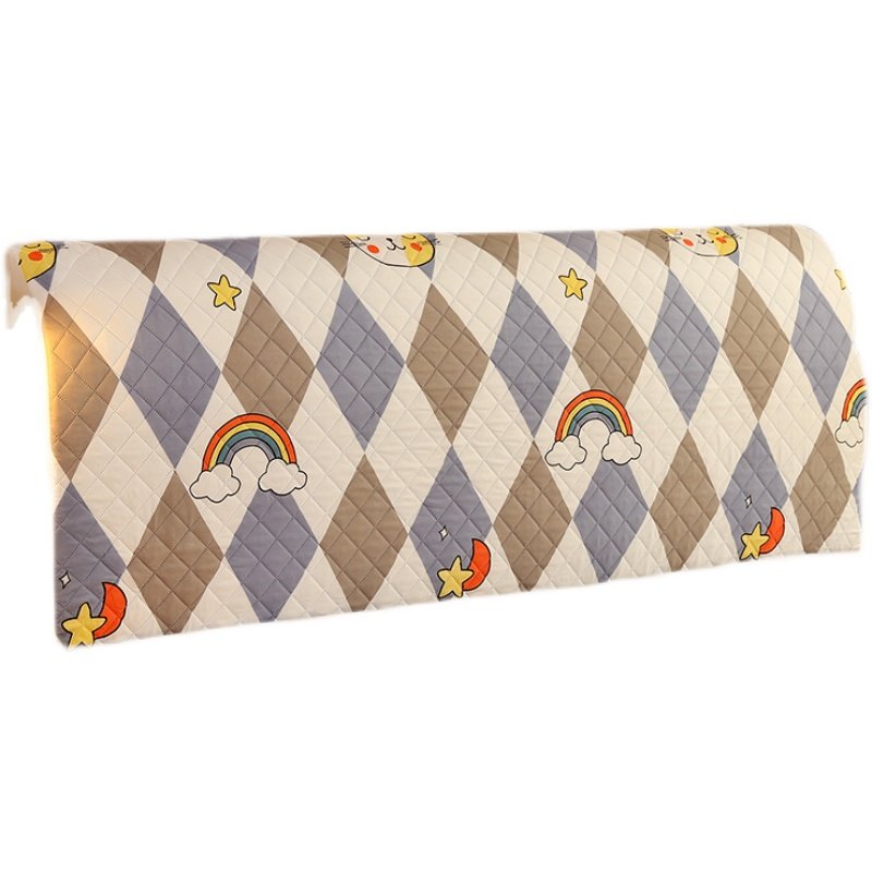 田园布艺全包床头罩套加厚北欧床头萬能保护套软包弹力夹棉防尘罩,淘宝优惠券,粉丝福利购,淘宝优惠卷