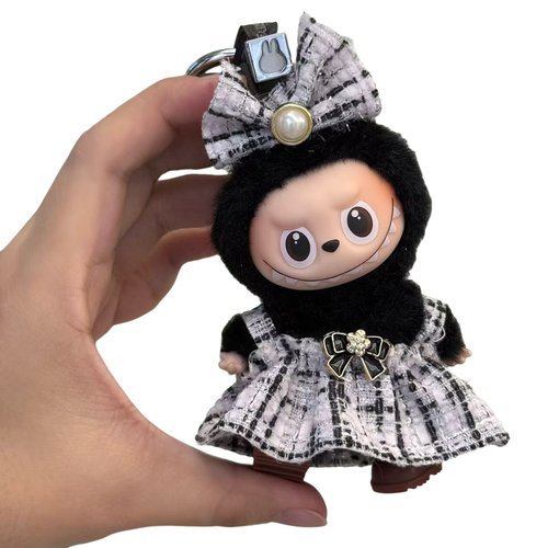 现货4.0mini版拉布布娃衣四代Labubu小香风着替盲盒挂件衣服套装 - 图2