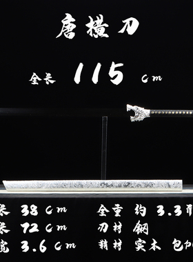 金属唐横刀龙腾虎啸龙泉真刀剑