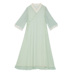 Cải tiến văn học và nghệ thuật Hanfu sườn xám váy Dịch vụ trà Zen quốc gia Trung Quốc phong cách Hán yếu tố Tang phù hợp với quần áo retro - váy đầm váy babydoll váy đầm
