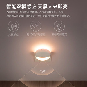 欧普人体感应插电小夜灯节能过道床头卧室睡眠创意婴儿喂奶护眼灯
