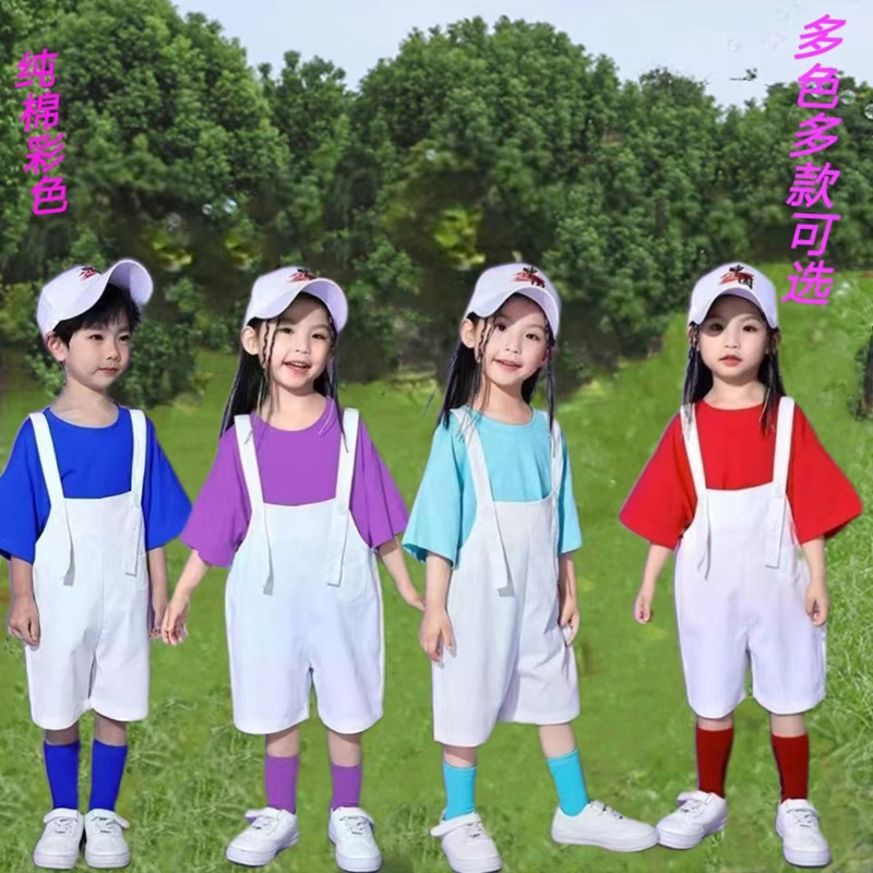 定制六一演出服小学生合唱团糖果色彩色儿童大合唱表演服舞蹈服