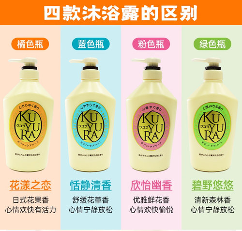 可悠然沐浴露男士沐浴乳女士花香香氛沐浴液男女生秋冬滋润不假滑 - 图1