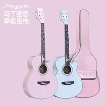 Martin Mieth Pink Full Veneer Guitar 36 Inch 40 40 Inch 38 Inch 41 Minds Of Folk Beginners Girl With Electric Box Guitar