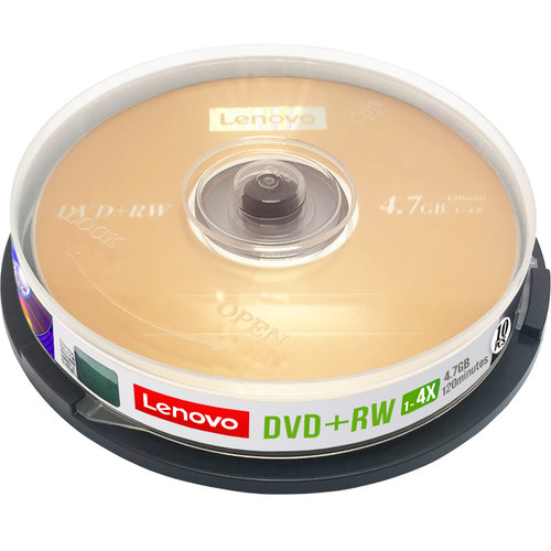 联想档案级可擦写dvd光盘DVD-RW可反复多次重复刻录4.7G空白刻录盘dvd可重写光盘空白dvd光盘台产10片桶装 - 图3