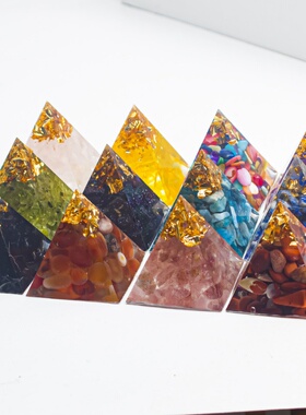 跨境外贸亚马逊天然水晶碎石滴胶