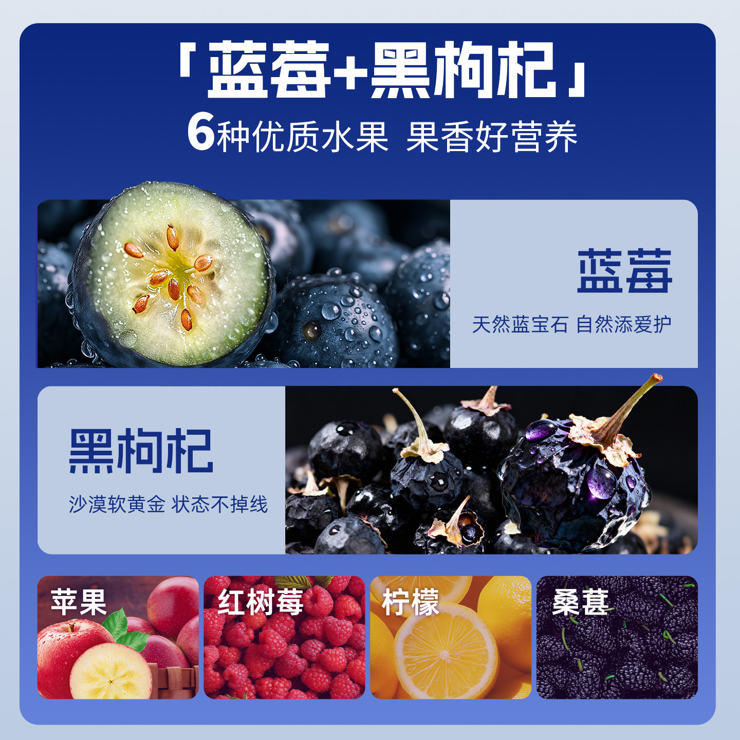 【杨超越同款】生和堂黑枸杞蓝莓汁120ml*3袋叶黄素酯好喝蓝莓汁,淘宝优惠券,粉丝福利购,淘宝优惠卷