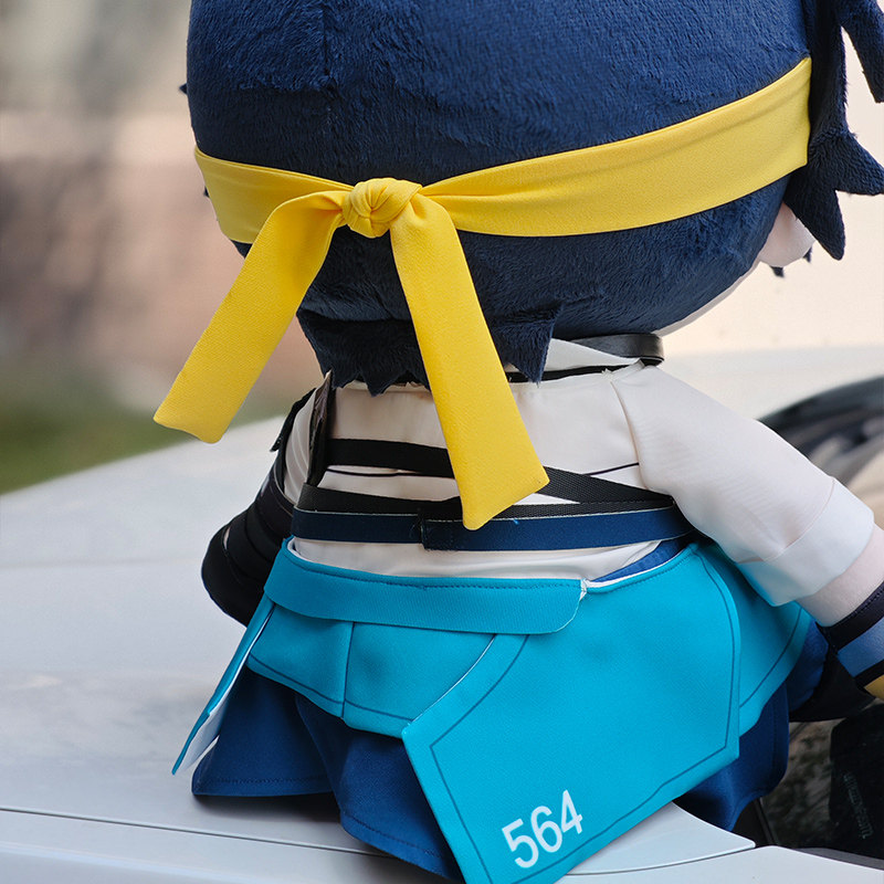 绝区玩偶浅羽悠真周边坐姿棉花娃娃抱枕对空六课礼物娃高约40cm,淘宝优惠券,粉丝福利购,淘宝优惠卷