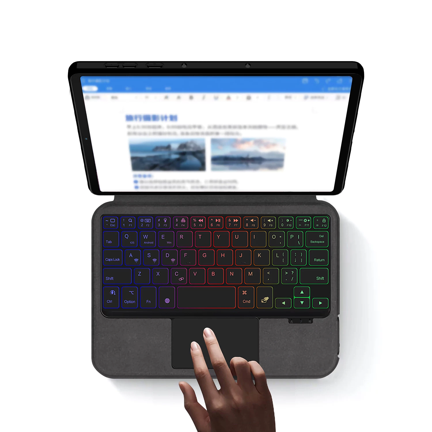 Совместимый с Lenovo умная клавиатура, беспроводный защитный чехол для планшета, bluetooth, 8,8 дюйма, 4/2