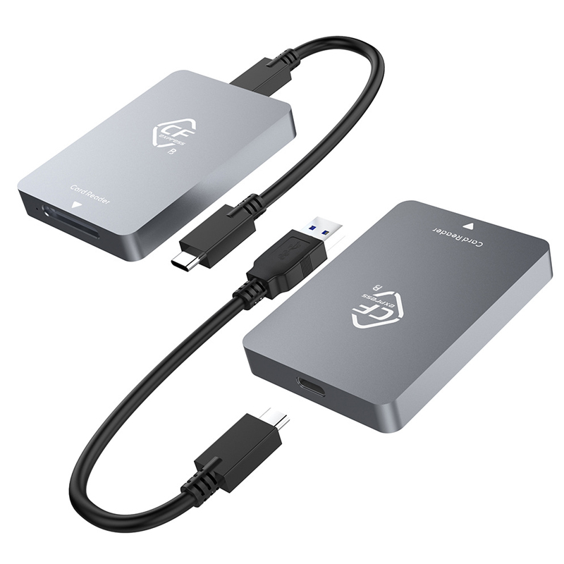 CFexpress读卡器USB3.1高速CFE存储卡Type B专用读取XQD内存卡手机电脑通用索尼A7S3雷克沙佳能R5闪迪相机卡
