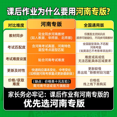 名校课堂河南专版】2026春语文七八年级下册数学物理化学九年级上下册小四门同步练习册一课一练拓展习题测试卷基础训练初中必刷 - 图0