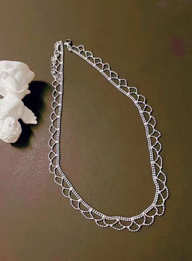 蕾丝造型choker女个性镂空颈链