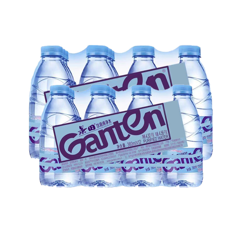 Jingtian drinking purified water 360ml*24 bottles | Enterprise office drinking water, family health and students' purified water