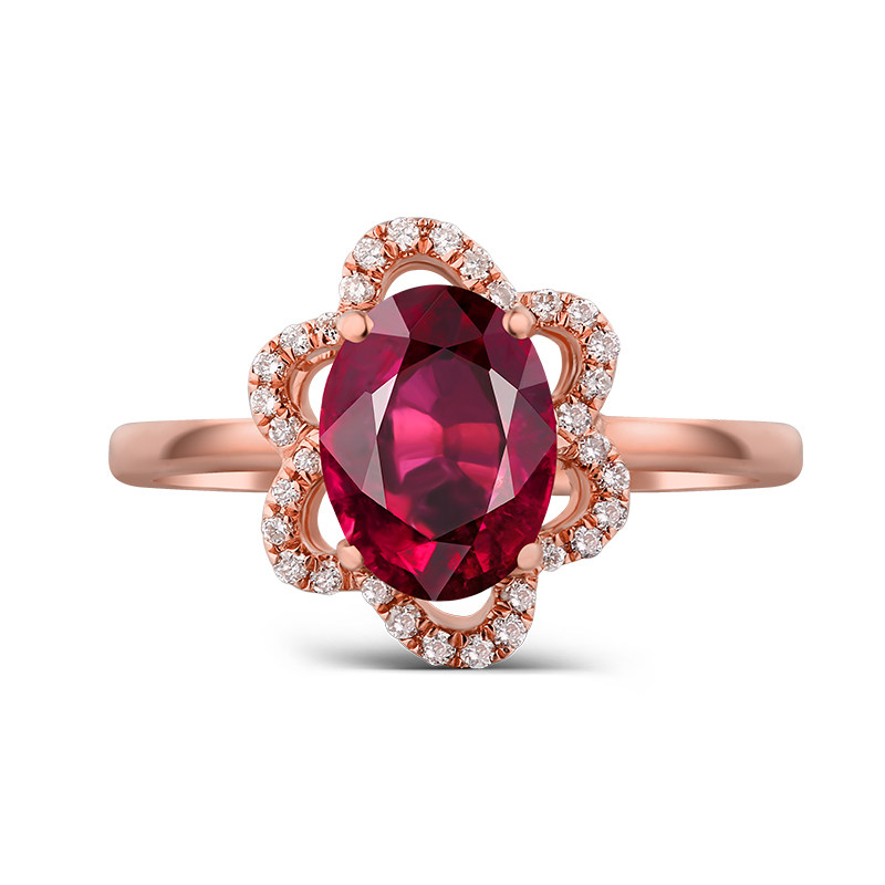 蜜安琪0.86 ~ 3.38 ct天然女戒指 蜜安琪珠宝手饰