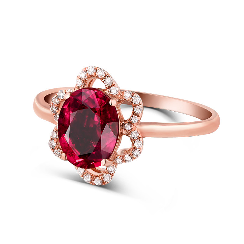 蜜安琪0.86 ~ 3.38 ct天然女戒指 蜜安琪珠宝手饰