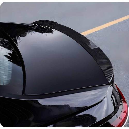 适用奥迪a4la3尾翼A5A6L改装S4S3S5S6原厂M4刀锋尾翼免打孔定风翼 - 图3