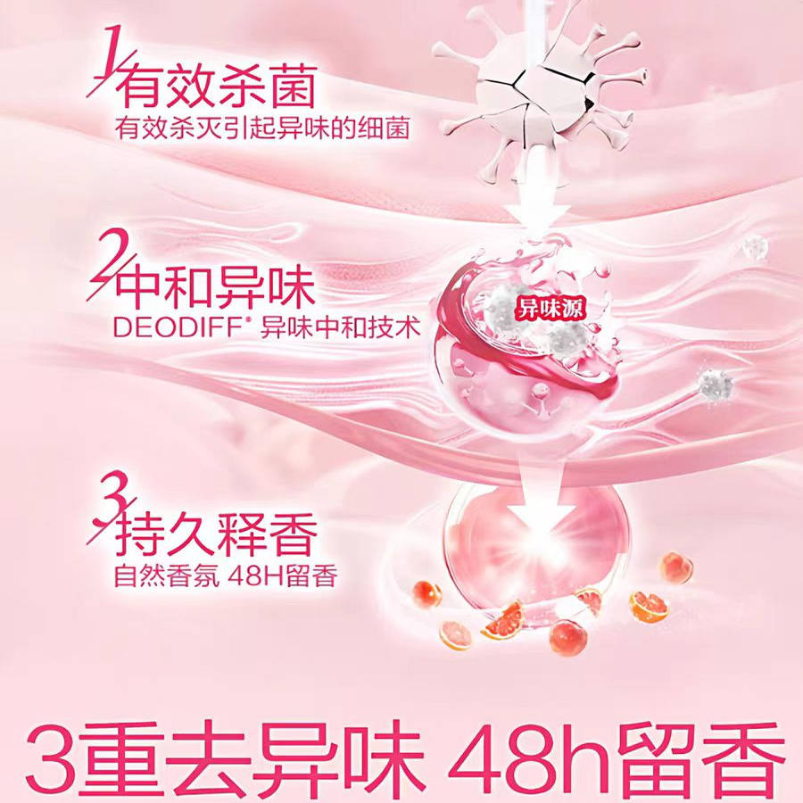 C衣物除菌液消毒液1L*2瓶家居洗衣液多用途消毒水螨液内衣裤