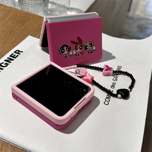 飞天小女警适用小米mix2手机壳三星Zflip7华为Pocket折叠荣耀OPPO FindN3摩托罗拉razr60新款PuraX保护套5 - 图2