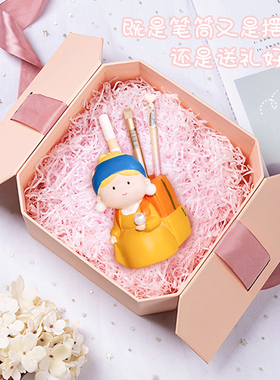 大艺术家笔筒办公室桌面装饰品