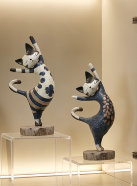 创意猫咪艺术摆件装饰好物
