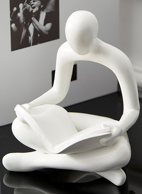 装饰简约抽象客厅书柜桌面摆件