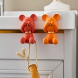 Симпатичная насильственная медвежьем освобождение Sticky Hook Creative Wall После входа в дверь, ключевая кухонная штепсельная штекер