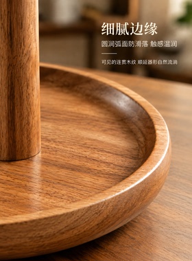 圆盘多层桌面置物架收纳摆件