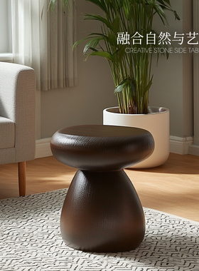 创意中古风客厅艺术沙发边柜