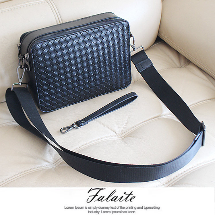 新款潮牌单肩斜挎包男真皮编织小挎包女两用手包休闲横款男士皮包,淘宝优惠券,粉丝福利购,淘宝优惠卷