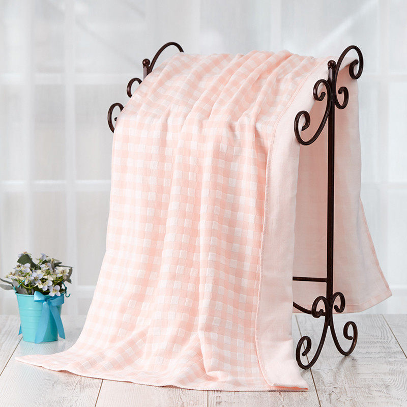 3AO纯棉纱布浴巾男女家用成人情侣柔软吸水方格大裹巾,淘宝优惠券,粉丝福利购,淘宝优惠卷