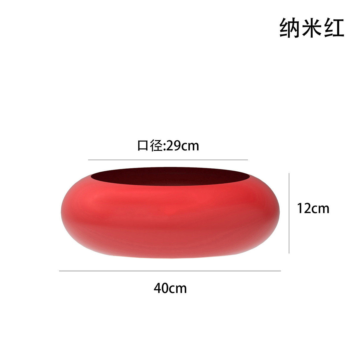 40cm口径电镀盆铁艺蝴蝶兰花盆花器金属银柳盆器仿真花新中式摆件,淘宝优惠券,粉丝福利购,淘宝优惠卷