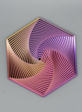 六边形磁吸套环魔幻立体螺旋3D打印错觉减压解压玩具送朋友小礼