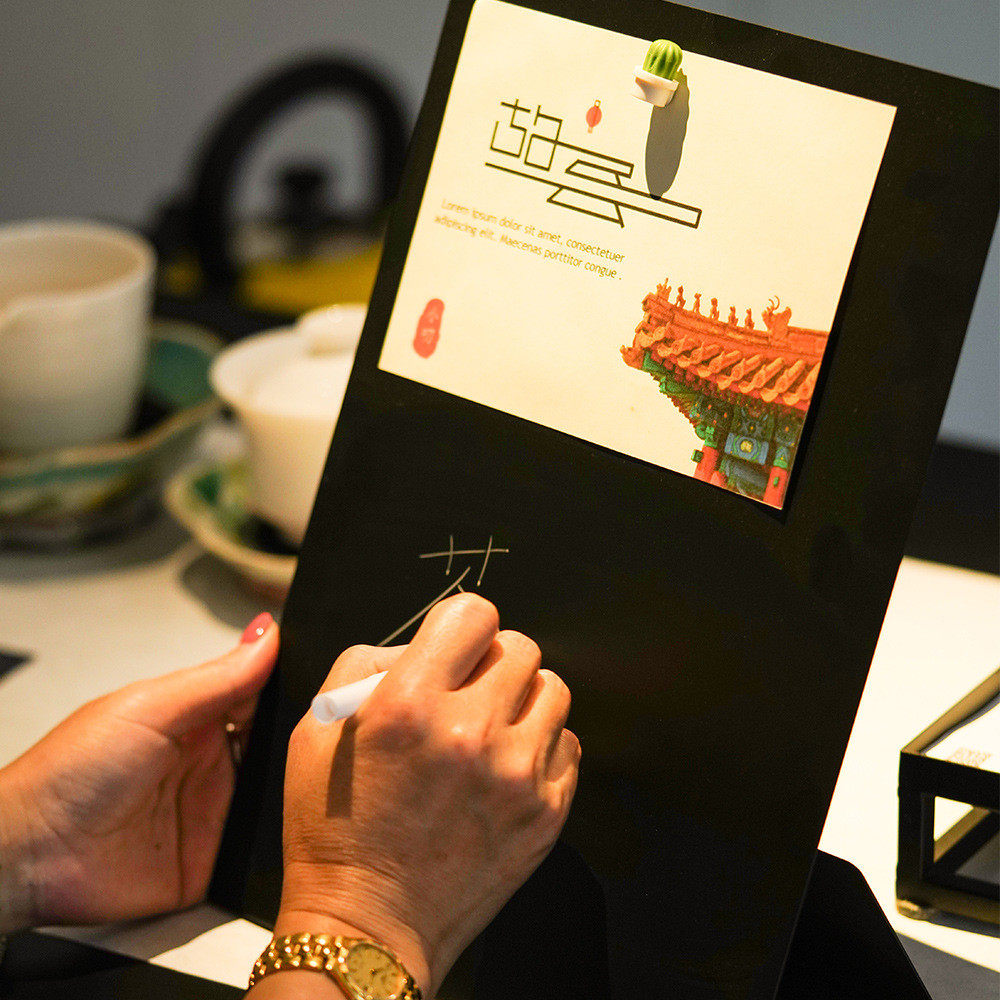 桌面小黑板手写铁艺广告牌DIY店铺用手绘菜单牌可擦写摆摊价格展,淘宝优惠券,粉丝福利购,淘宝优惠卷