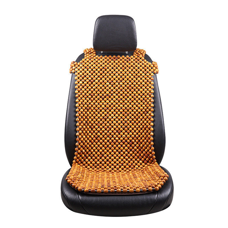 汽车坐垫夏季木珠子凉垫单片无漆无蜡黄香木带靠背挂肩花梨木原木,淘宝优惠券,粉丝福利购,淘宝优惠卷